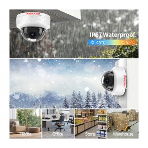 5MP IP FANUS DOME METAL KASA İÇ MEKAN KAMERA EC-IPC-6450 - Görsel 4